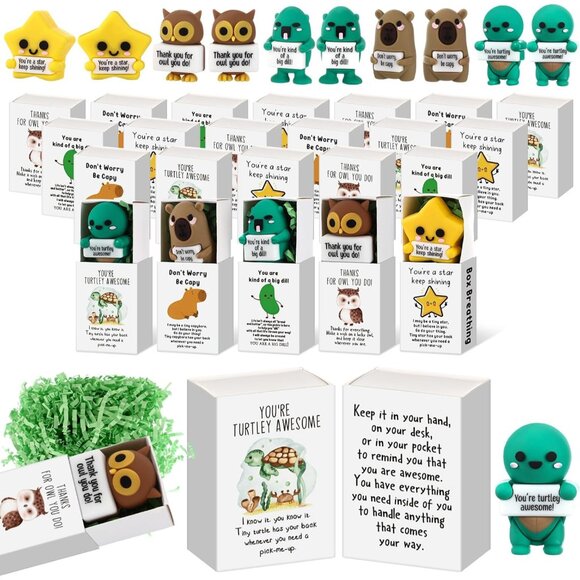 Other - 100 Set Bulk Valentines Day Gifts for Coworkers Employee Small Funny Desk Pets C